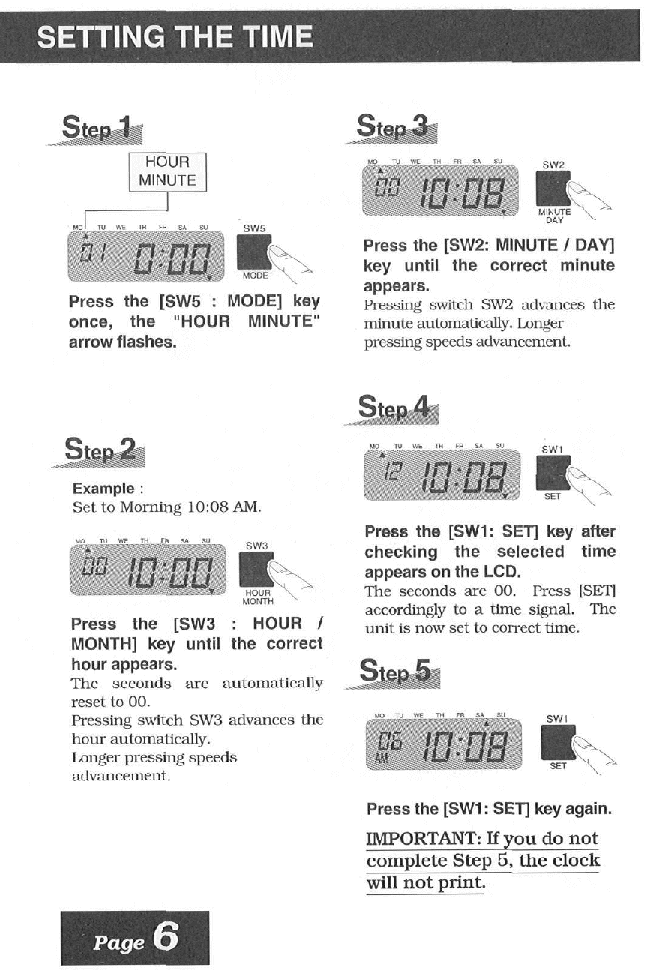 service sheet